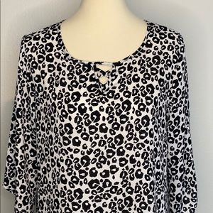 Christopher & Banks Semi-Sheer Blouse